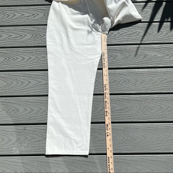 LOS ANGELES ATLIER & OTHER STORIES Paperbag Waist Ivory Color Full Leg Size 10 - Picture 10 of 11